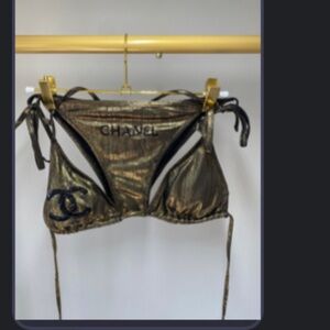 Gold bikini set